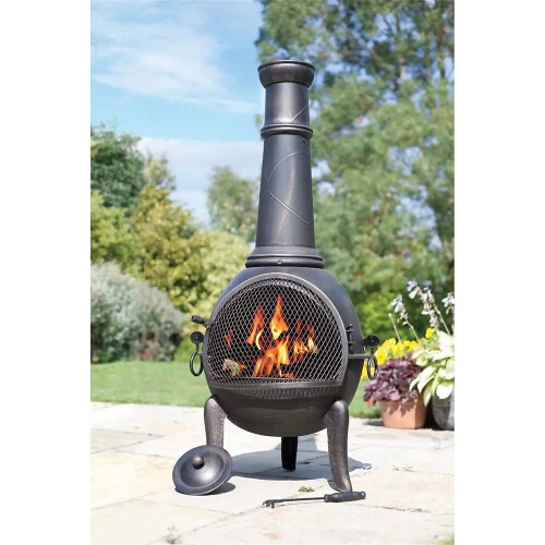 La Hacienda La Hacienda Monterrey Chimenea Log Burner Chiminea 1