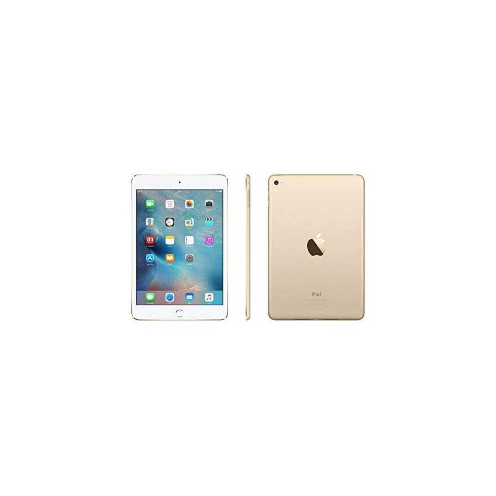 Apple iPad Mini 4 64gb Wi-Fi - Gold (Renewed)