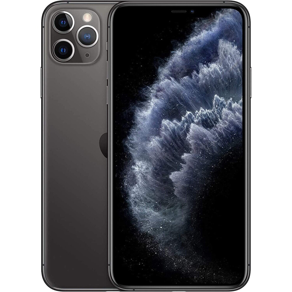 Apple iPhone 11 Pro Max 64GB - Space Grey - Unlocked (Renewed)