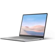 Microsoft Surface Laptop Go Ultra-Thin 12.4” Touchscreen Laptop (Platinum) - Intel 10th Gen Quad Core i5, 8GB RAM, 256GB SSD, Windows 10 Home in S
