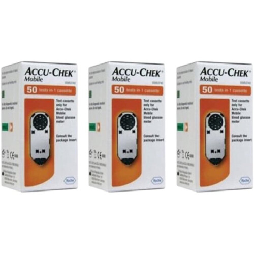 Accu Chek Mobile Test Cassette 1x50 (3 Packs)