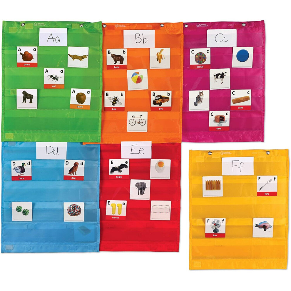 Learning Resources LER2386 Magnetic Pocket Chart Squares