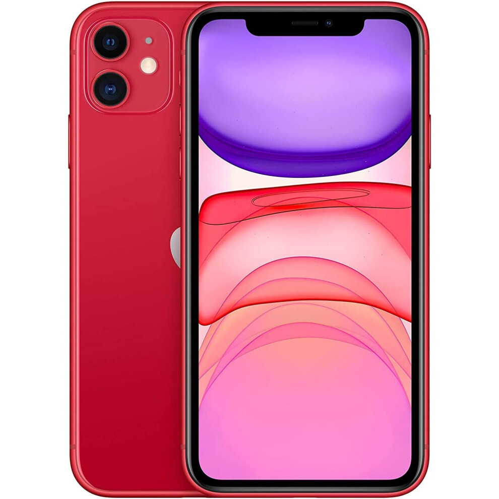 Apple iPhone 11 128GB Red (Renewed)