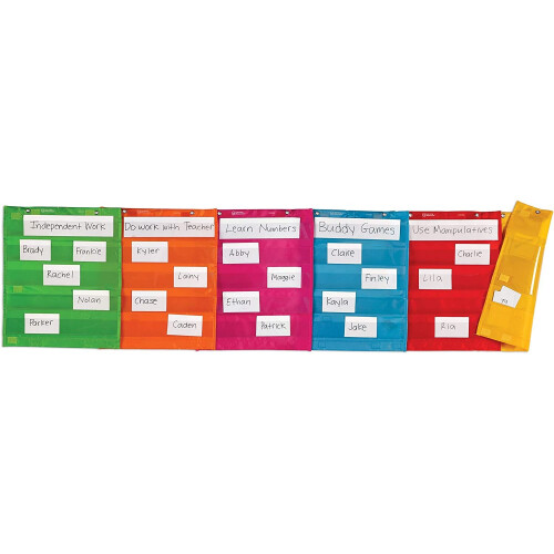 Learning Resources Learning Resources LER2386 Magnetic Pocket Chart Squares 1