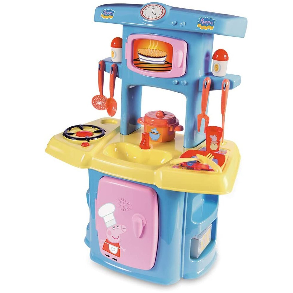 Smoby Peppa Pig Kitchen with 13 Accessories (Ecoiffier 1711)