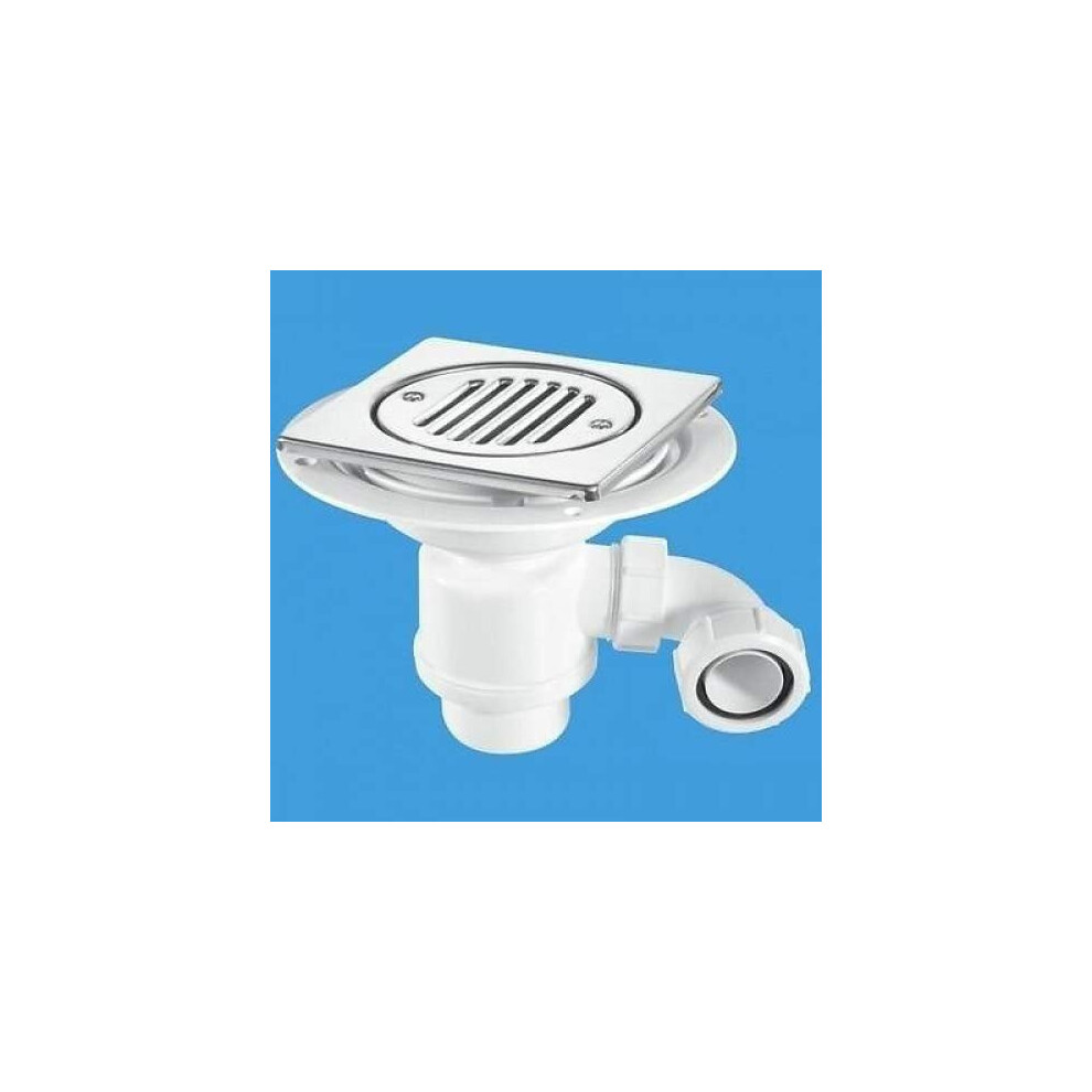 McAlpine TSG1T6SS-STW2R 50mm Water Seal Resealing Trap for Tiled or Stone Floors