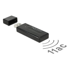DeLock USB 3.0 Dual Band WLAN ac-a-b-g-n Stick Adaptador de red USB 3.0 802.11b, 802.11a, 802.11g, 802.11n, 802.11ac negro