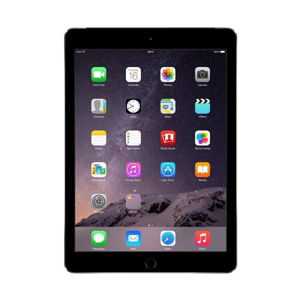 Apple iPad Air 2 16GB Wi-Fi - Space Grey (Renewed)