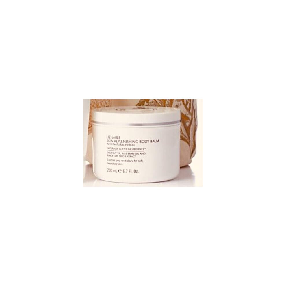 LIZ EARLE SKIN REPLENSISHING BODY BALM WITH NATURAL NEROLI 200ml Shea butter Rice bran and Black oat seed extract