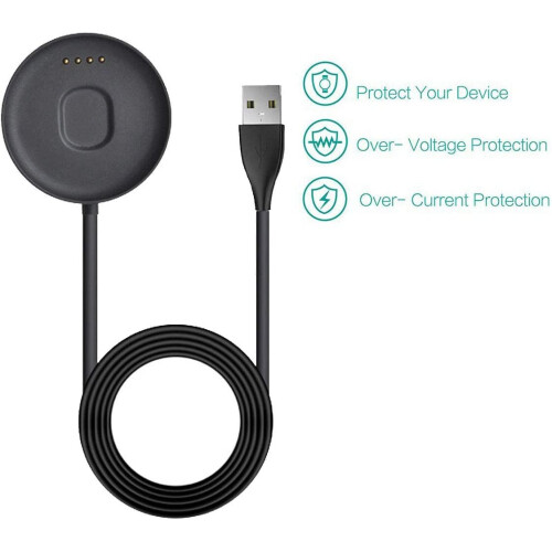 Techgear TECHGEAR Charger for TicWatch E2 / S2 Smartwatch - Replacement USB Charging Power Data Sync Cable Wire Lead Dock for TicWatch E2 / S2, Charger Dock 1