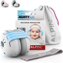 Alpine Muffy Baby Ear Defenders – Adjustable, Safe Ear Muffs for Babies & Toddlers up to 36 months (up to 23 dB)