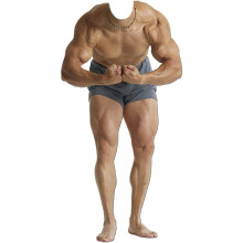 Star Cutouts Ltd 180cm Muscle Man Stand Cardboard Cut Out