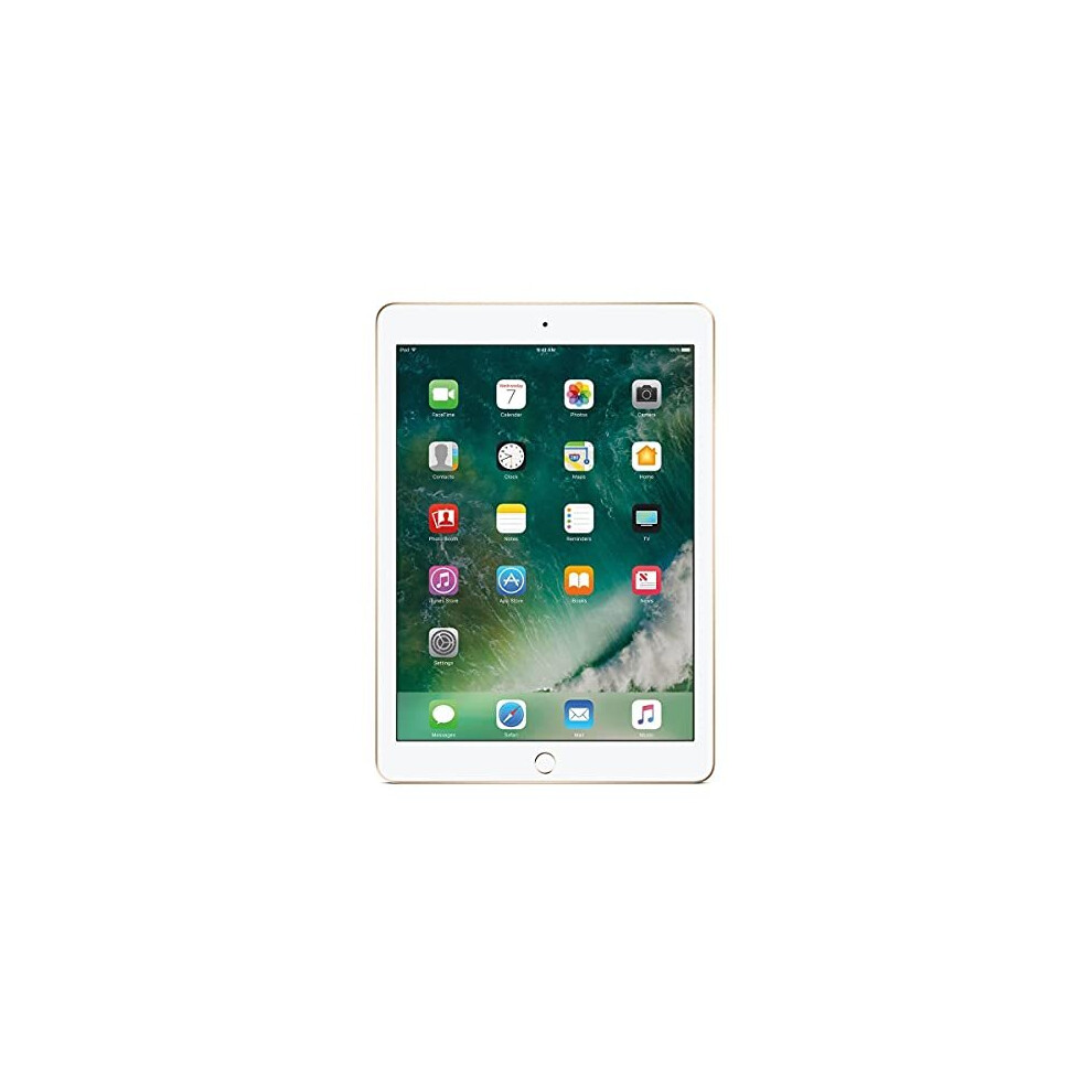 Apple iPad 9.7 (5th Gen) 128GB Wi-Fi - Gold (Renewed)