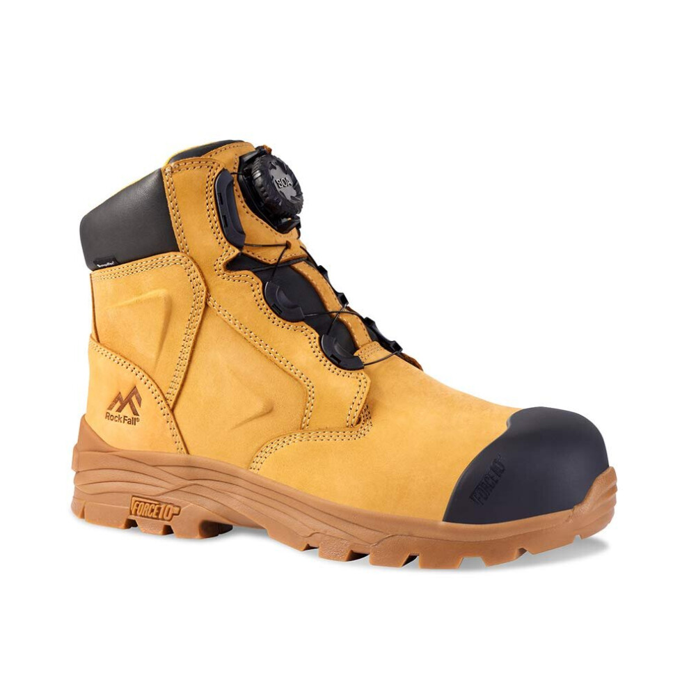 Rock Fall RF610 Honeystone Waterproof Boa Safety Boot Size 3