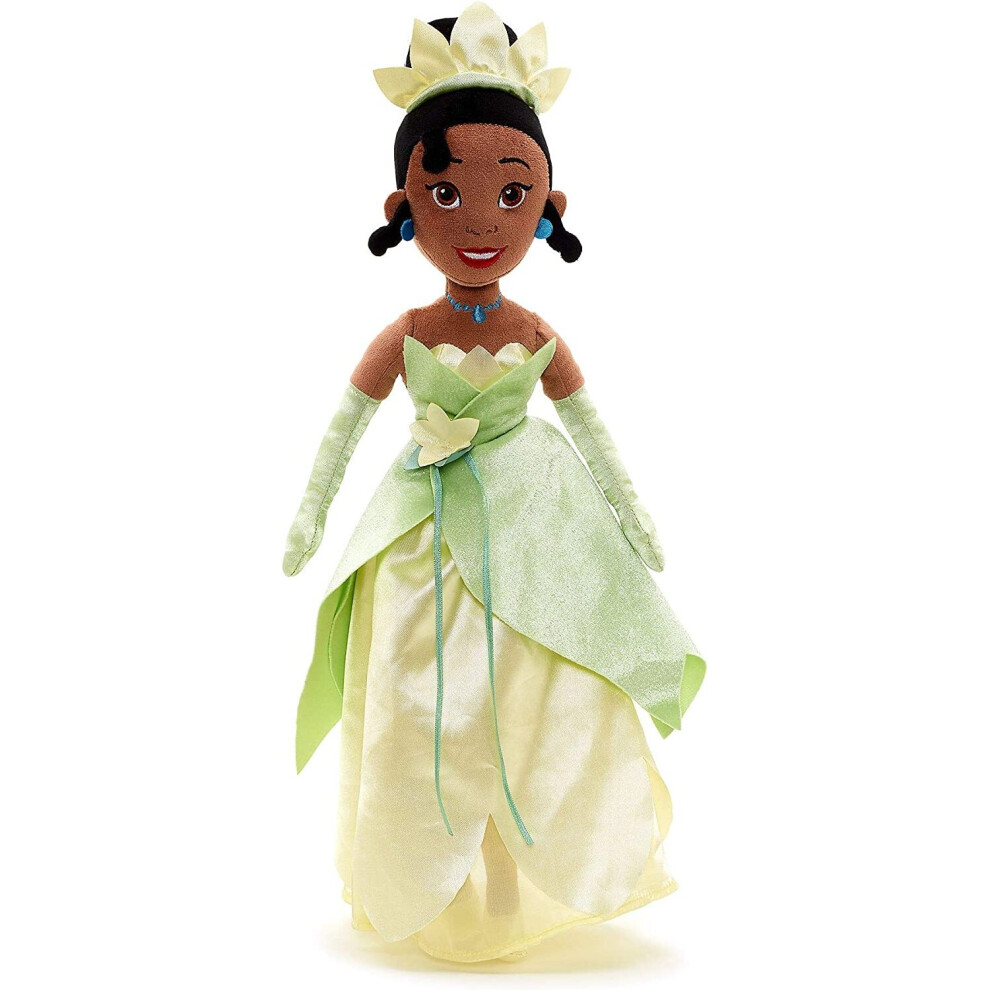 Disney Store Tiana Soft Plush Toy Doll - The Princess and the Frog - 52cm 20inches made with soft-feel fabric, embroidered features and her classic