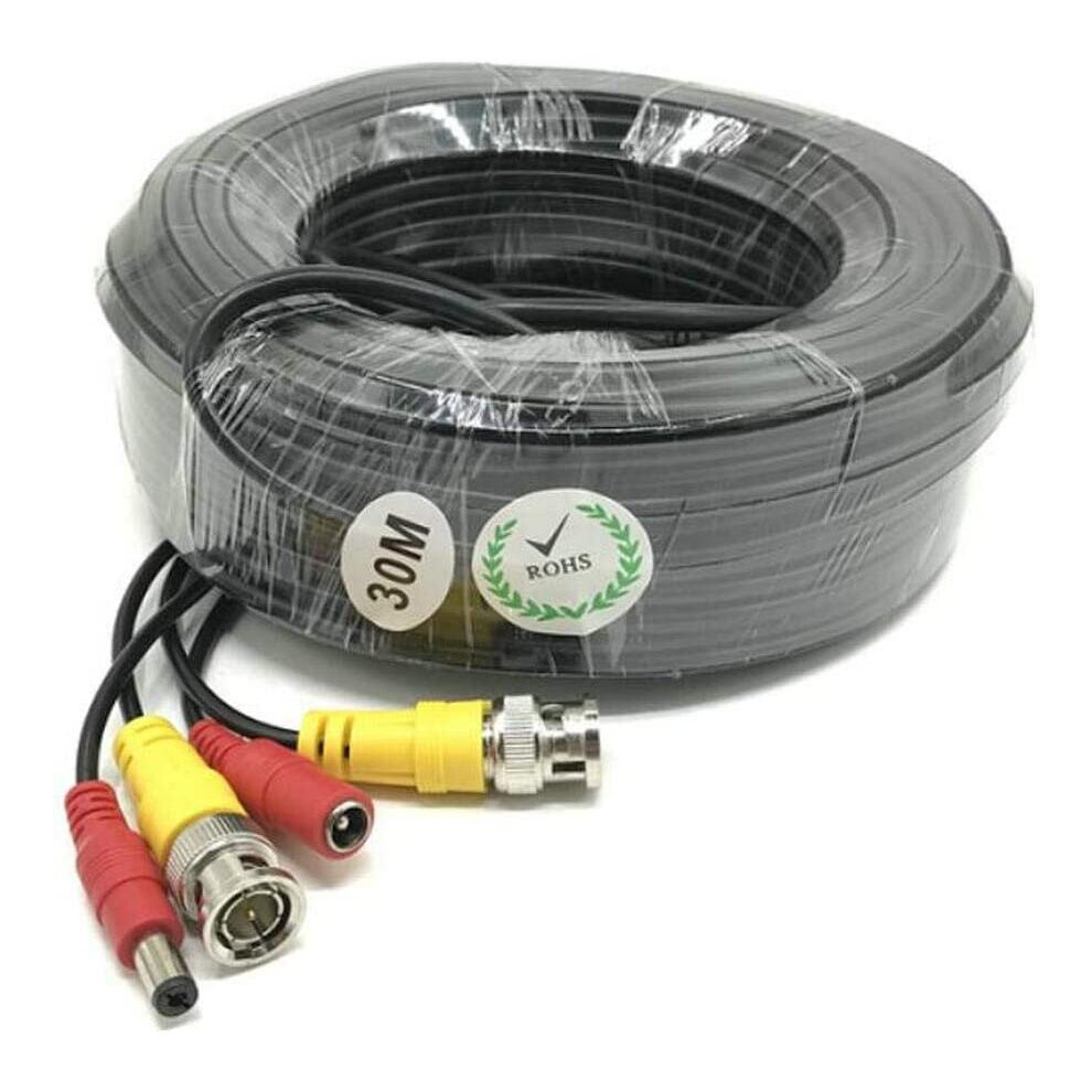 Bw 30M / 98.4 Feet Bnc Video Power Cable For Cctv Camera Dvr Security System (30M) - Enhanced Array Camera Dedicated: Cable Type: 0.75Mmâ², Cable 713382699747