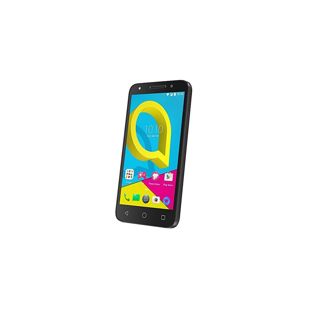 Alcatel U5 8GB SIM Free UK Smartphone Mobile - Volcanic Black with Cocoa Grey