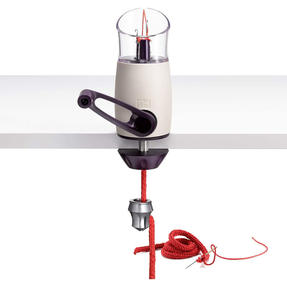 Prym Comfort Twist Knitting Mill, Violett Weiß, One Size