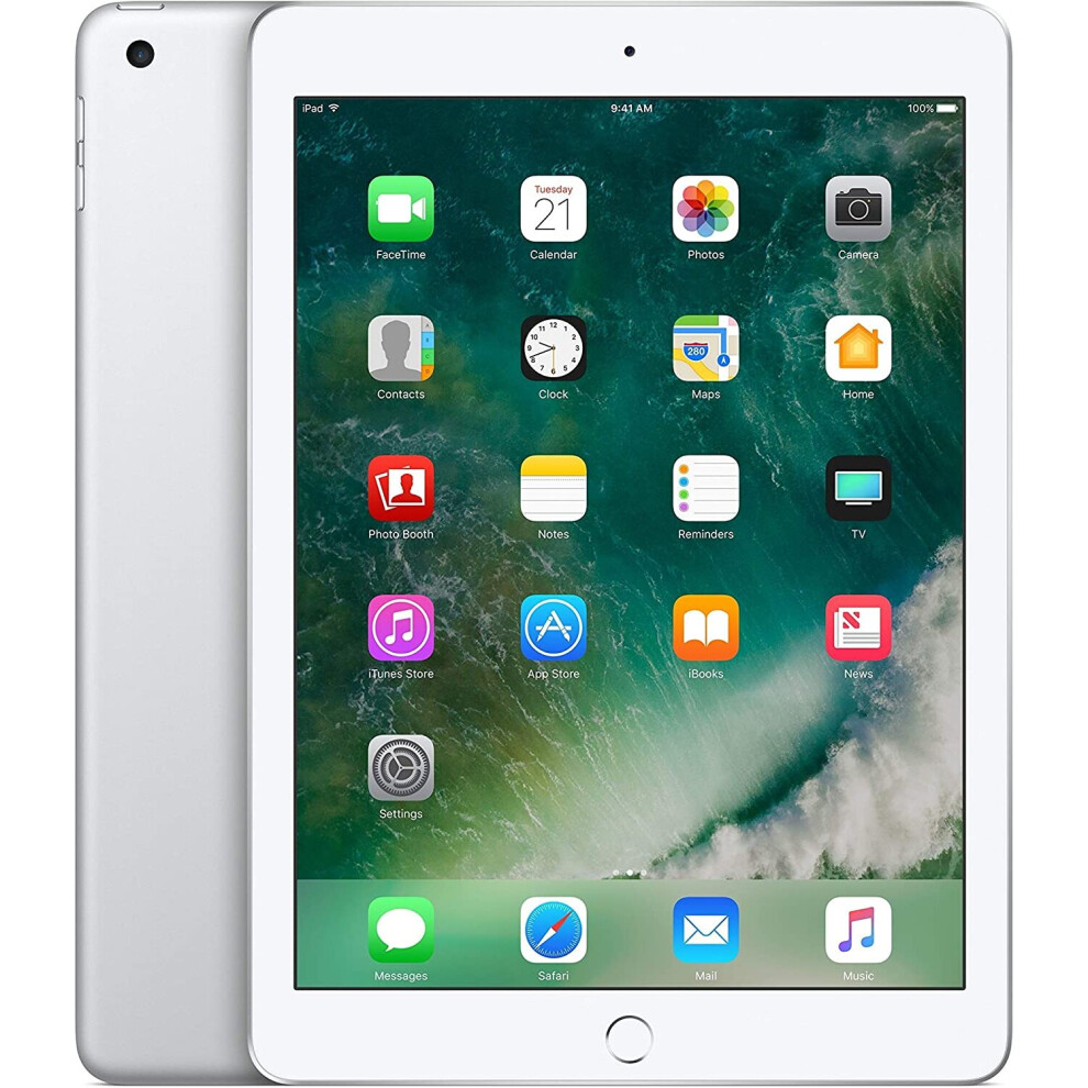 Apple iPad 9.7 (5th Gen) 32GB Wi-Fi - Silver (Renewed)