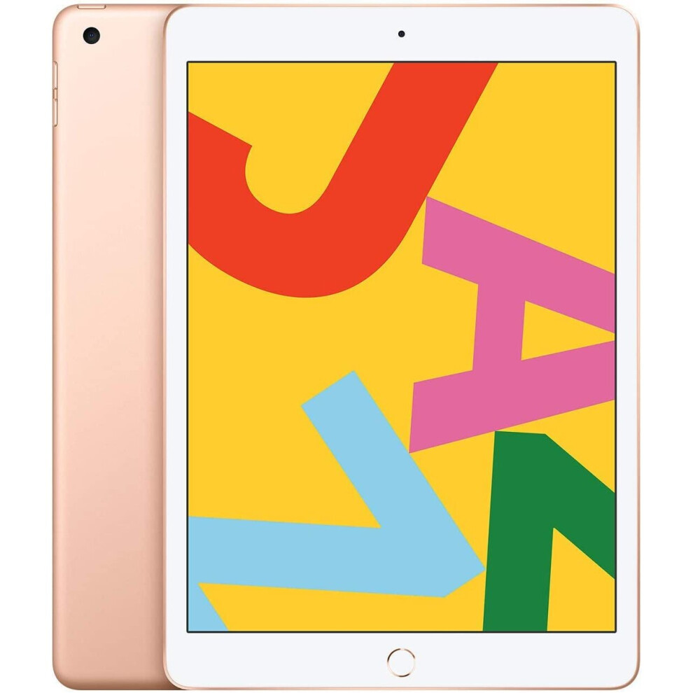 Apple iPad 10.2 (7th Gen) 32GB Wi-Fi - Gold (Renewed)