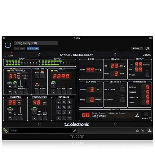 TC Electronic TC2290-DT Effekt-Plug-ins Software