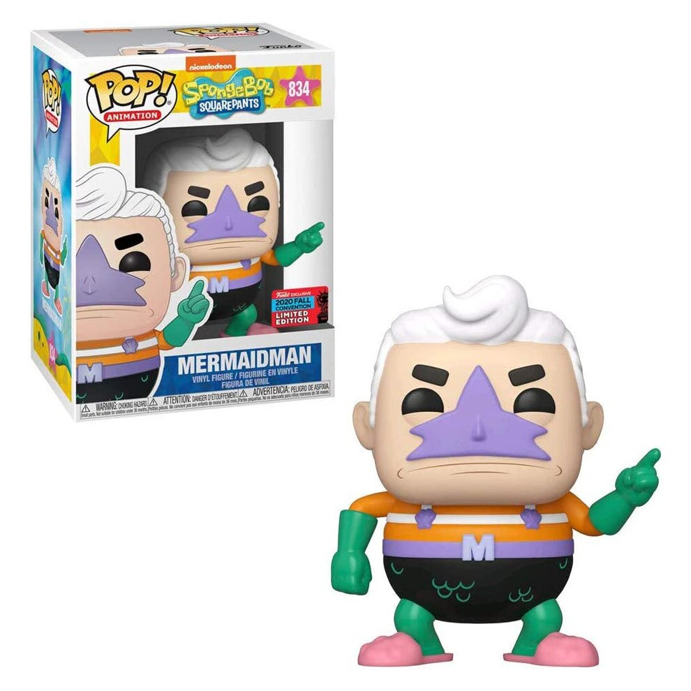 Funko Pop! Animation: SpongeBob - Mermaidman (UK Exclusive)