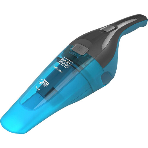 Black + Decker Black & Decker WDC215WA handheld vacuum Blue, Titanium Bagless