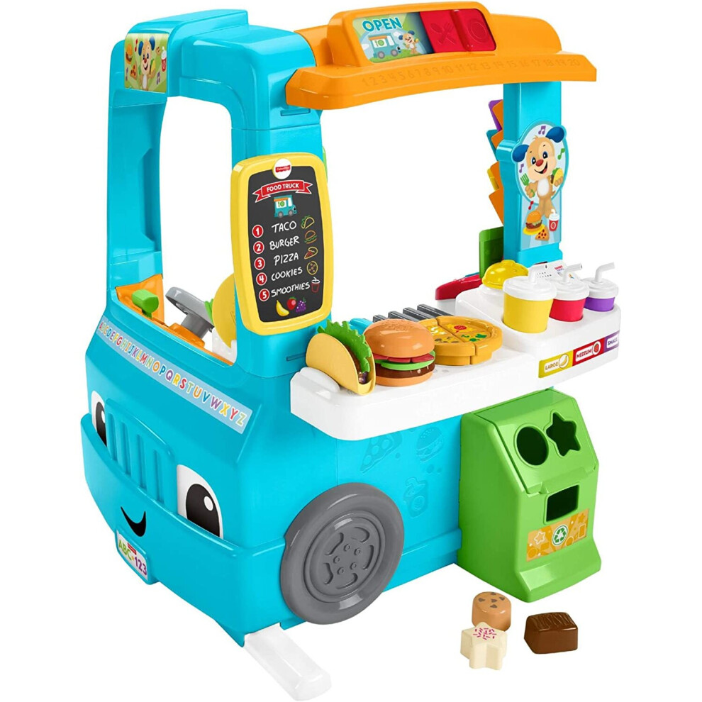 Fisher-Price DYM74 Laugh and Learn Serving Up Fun Food Truck Activity Toy 