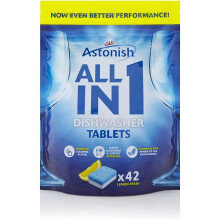 Astonish 5 In 1 Dishwasher Tablets - Lemon 42 Tabs