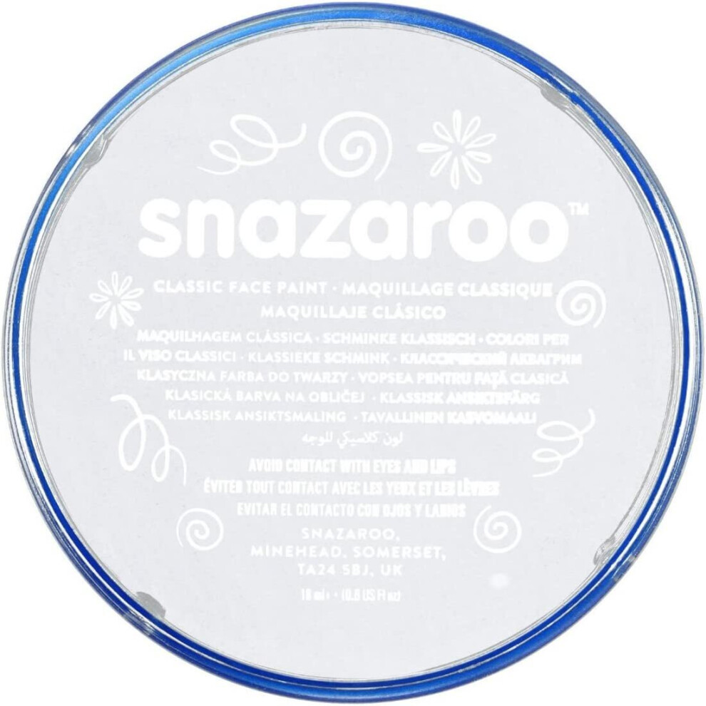 Snazaroo White Face Paint 18Ml