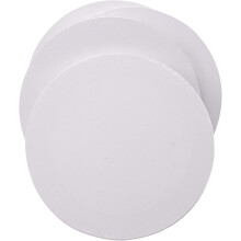Exerz Artist Framed Canvas 4 Pack/Round Diameter 30cm/ 280GSM/ Pre-Stretched 100% Cotton/Blank/Triple Primed/Acid Free/Medium Grain/ 1.7cm Thick