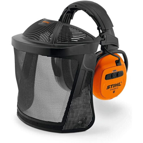 Stihl 0000 884 0537 Dynamic BT-N Ear Defenders with Nylon Mesh – Bluetooth 4.0, AUX Input, 38h Battery Life