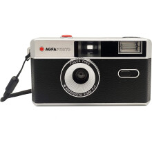 Analoge camera - AGFA - Agfaphoto 35mm - Oplaadbaar - Compact - Zwart
