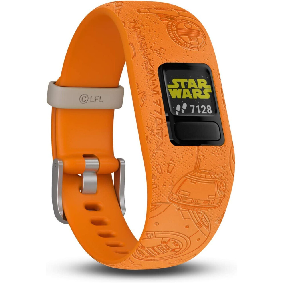 Garmin vivofit Jr. 2 Star Wars Light Side Fitness Activity Tracker for Kids, Adjustable Band - Orange