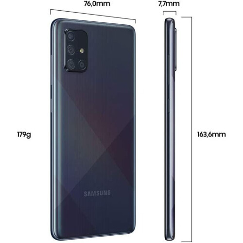 Refurbished Samsung Samsung Galaxy A71 128GB Smartphone Black - 1