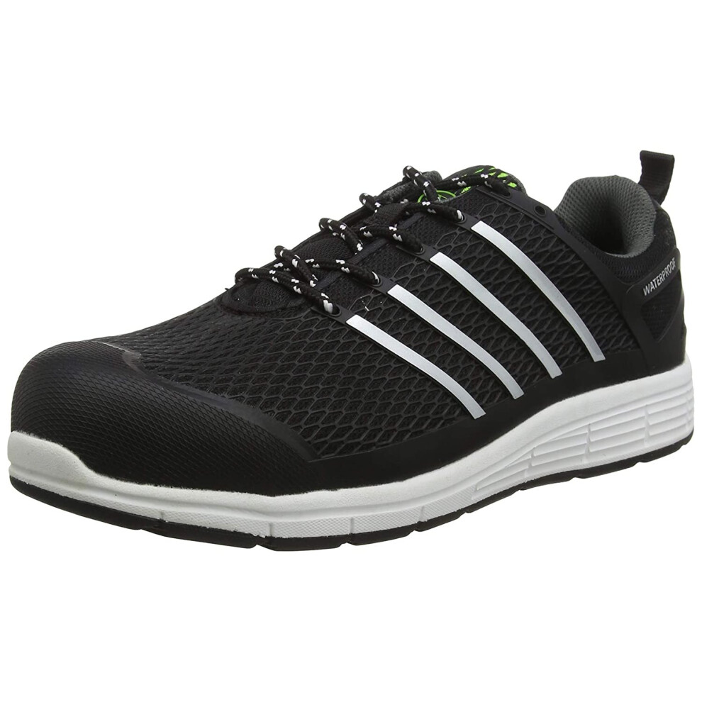 Apache Men Motion Safety Trainers, Black (Black), 8 Uk 5055338413133