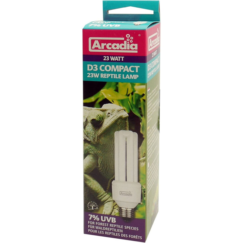 Arcadia D3 Reptile Compact Lamp