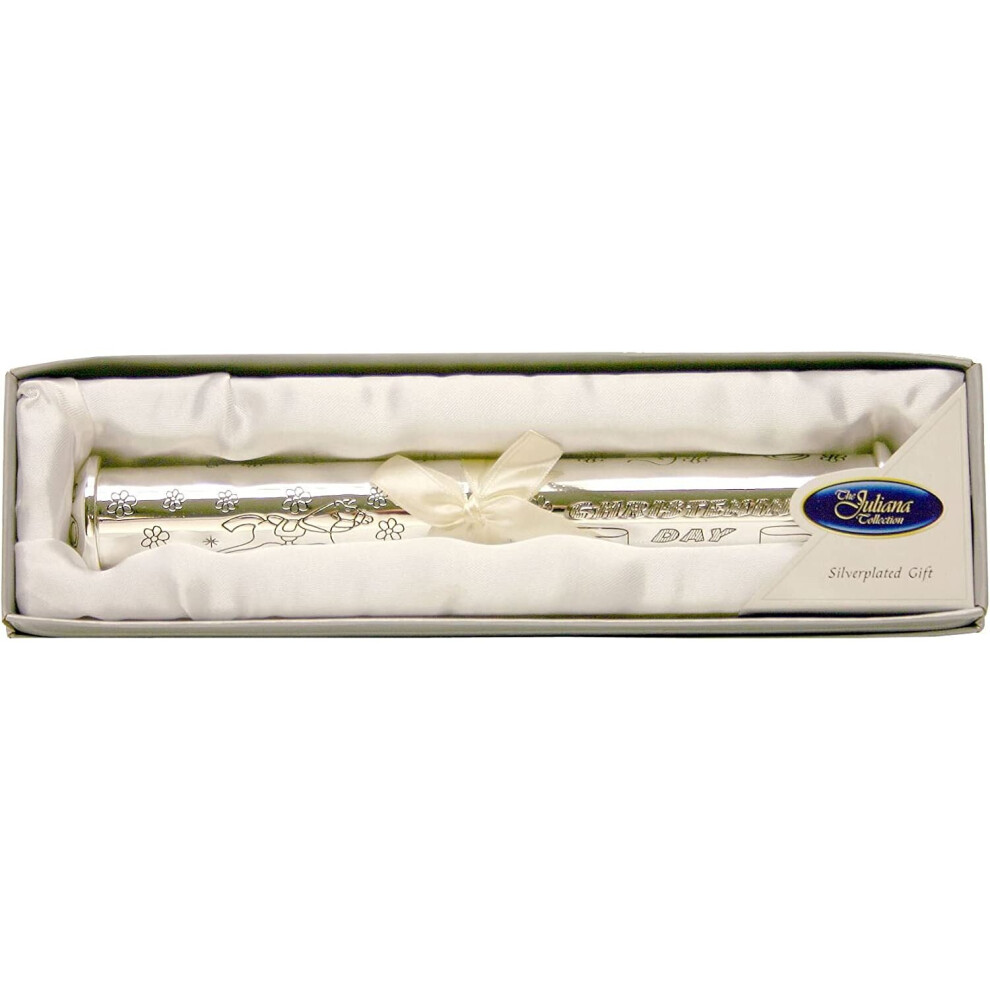 Plated Christening Certificate Holder Silver Widdop Bingham