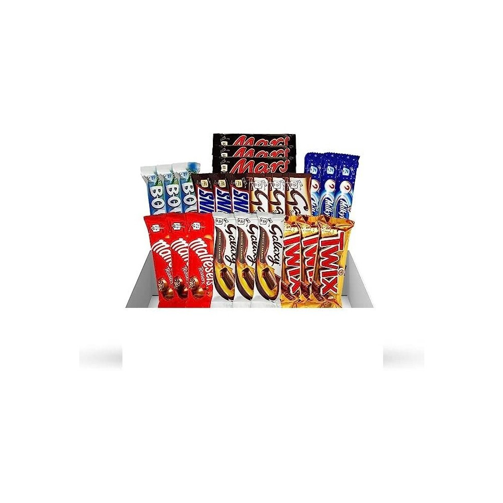 Chocolate Hampers With Favourites 24 Full Size Chocolate Bars