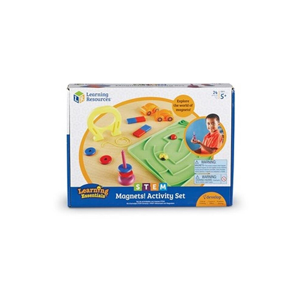 Learning Resources LRNLER2833 STEM Magnets Activity Set, Multi Color