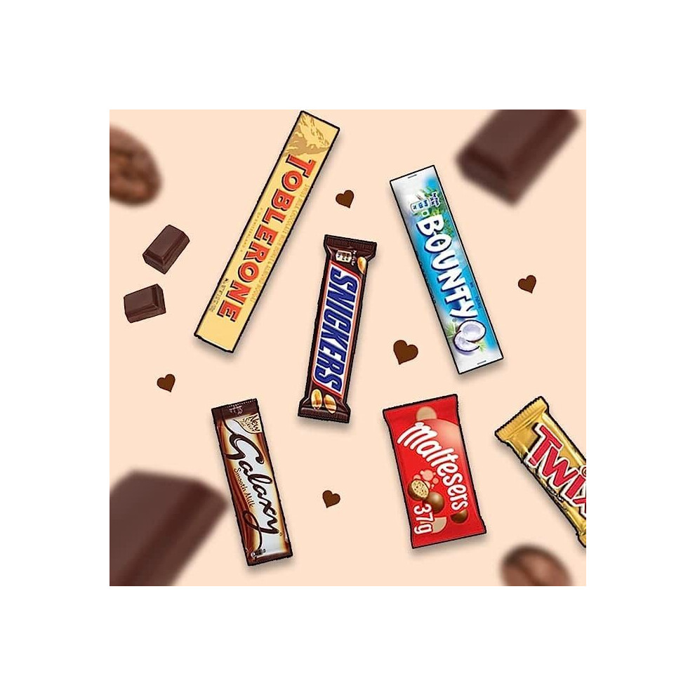 Mixed 42 Chocolate Bars Variety Bulk Box, Chocolate Gift Hamper
