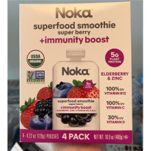 Noka 400292 16.9 oz Raw Pressery Strawberry & Banana Berry Smoothie - Pack of 6