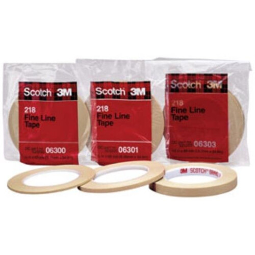 3M 3M MMM-6307 0.18 in. x 60 Yards Fine Line Masking Tape