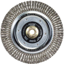 Norton 547-66252843919 6.87 x 0.020 x 0.62 x 11 in. Stringer Bead Face Width Abrasive Wheel Brush