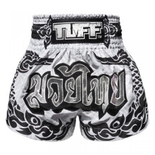 (Large) Tuff Traditional The Great Hongsa Muay Thai Shorts - White