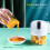Electric Mini Food Chopper Garlic Chopper Small Food Processor 250ML 10
