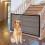 Retractable Pet Dog Gate Magic Child Baby Stair Gate Barrier Foldable 1