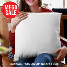 (Single: (Pack of 1)) Soft Quilted Cushions Pad Anti Allergic Premium Quality Cushion Pack Set of 1, 2 & 4