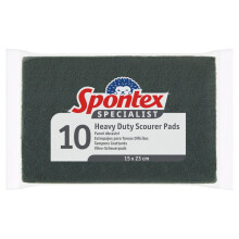 Spontex Specialist 10 Heavy Duty Scourer Pads (Pack of 6)