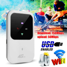 Unlocked 4G-LTE Adapter Mobile Broadband WiFi Wireless Router Hotspot